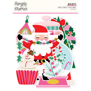 Simple Stories - Hard Candy Christmas Big Bits 23/Pkg