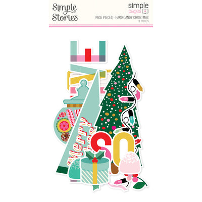 Simple Stories - Hard Candy Christmas Page Pieces 13/Pkg
