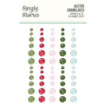 Simple Stories - Kringle & Co Glossy Enamel Dots