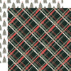 Simple Stories - Mistletoe & Holly Paper - Evergreen Wishes