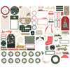 Simple Stories - Mistletoe & Holly Journal Bits