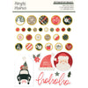 Simple Stories - Mistletoe & Holly Decorative Brads