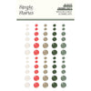 Simple Stories - Mistletoe & Holly Glossy Enamel Dots