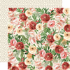 Simple Stories - Simple Vintage Evergreen Memories Paper - Frosted Blooms