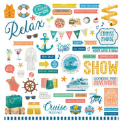 Photo Play - Anchors Aweigh 12x12 Element Sticker Sheet