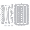Sizzix Thinlits Die Set By 49 And Market 15/Pkg - Snap And Swap Merry Christmas
