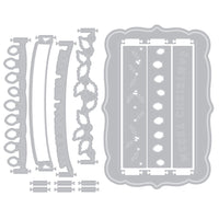 Sizzix Thinlits Die Set By 49 And Market 15/Pkg - Snap And Swap Merry Christmas