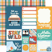 Echo Park - Summer Break Paper - Multi Journaling Cards
