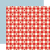 Echo Park - Strawberry Fields Paper - Strawberry Gingham