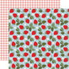 Echo Park - Strawberry Fields Paper - Fresh Picked Strawberries