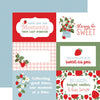 Echo Park - Strawberry Fields Paper - 6x4 Journaling Cards