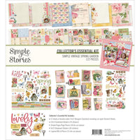 Simple Stories - Simple Vintage Spring Garden Collector's Essential Kit 12"X12"