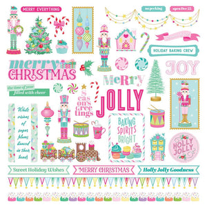 Photo Play - Sugar Plum Christmas Element Sticker 12x12