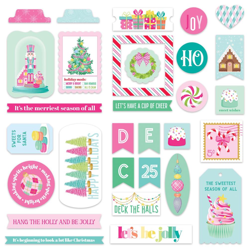 Photo Play - Sugar Plum Christmas Cardstock Ephemera