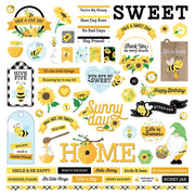 Photo Play - Sweet As Honey 2 Cardstock Element Sticker Sheet 12x12
