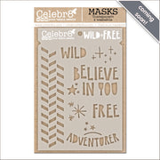 Celebr8 Stencil - Wild & Free