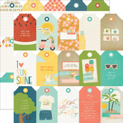 Simple Stories - Summer Snapshots Paper - Tags Elements