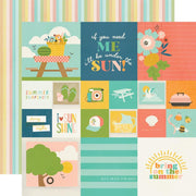 Simple Stories - Summer Snapshots Paper - 2X2/4X4 Elements
