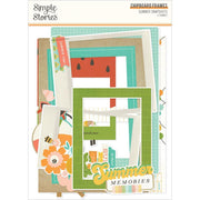 Simple Stories - Summer Snapshots Chipboard Frames 6/Pkg