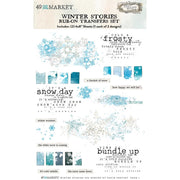 49 And Market Vintage Bits Rub-ons - Winter Stories