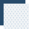 Echo Park - Save the Date - Blue Block Floral