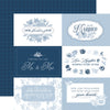 Echo Park - Save the Date - 6x4 Journaling Cards