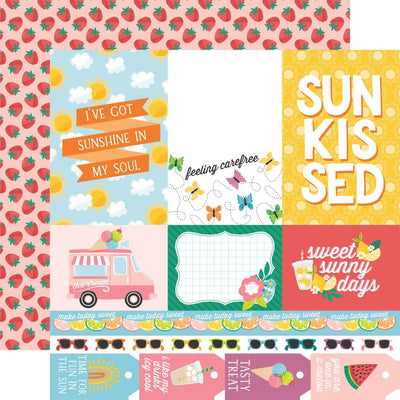 Echo Park - Sunny Days Ahead Paper - Multi Journaling Cards