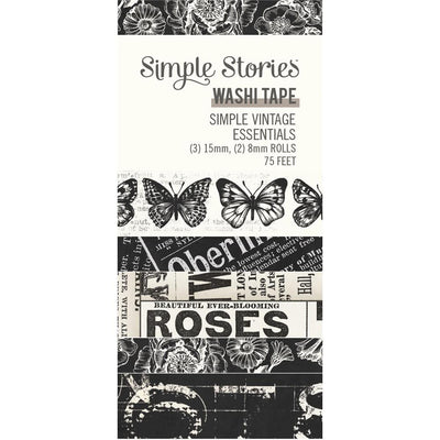 Simple Stories - Simple Vintage Essentials Washi Tape 5/Pkg