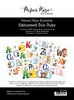 Paper Roses - School Days Alphabet 6x8" Embossed Die Cuts