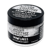 Tim Holtz Distress Glitter and Mica Flakes - Snowflakes 3oz