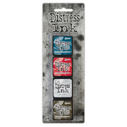Tim Holtz Distress Mini Ink Pads 4/Pkg #18