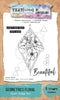 TEXT{ures}by Lou Collins - Geometrics Floral 4" x 6" Clear Stamp Set