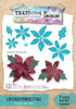 TEXT(ures) Winter in Bloom Layered Poinsettias Craft Die Set