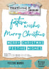 TEXT(ures) Winter in Bloom Festive Words Craft Die Set