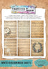 TEXT(ures) Winter in Bloom Music Sheets Paper Pad 5 x7