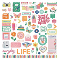 Photo Play - This Happy Life 12x12 Element Sticker Sheet