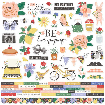Simple Stories - The Little Things - 12x12 Cardstock Stickers