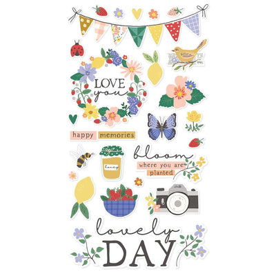 Simple Stories - The Little Things - Chipboard Stickers 6 x12