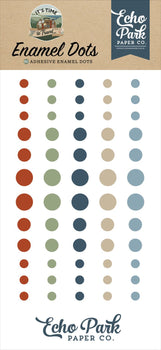 Echo Park - It's Time to Travel Enamel Dots