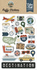 Echo Park - It's Time to Travel Puffy Stickers