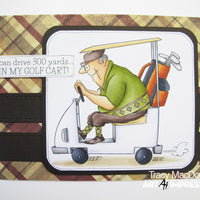 Art Impressions - Par-Tee Golfers Stamp Set