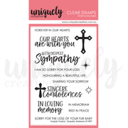 Uniquely Creative - Sympathy Sentiments Stamp Set
