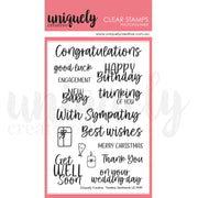 Uniquely Creative - Timeless Sentiment Stamp Set