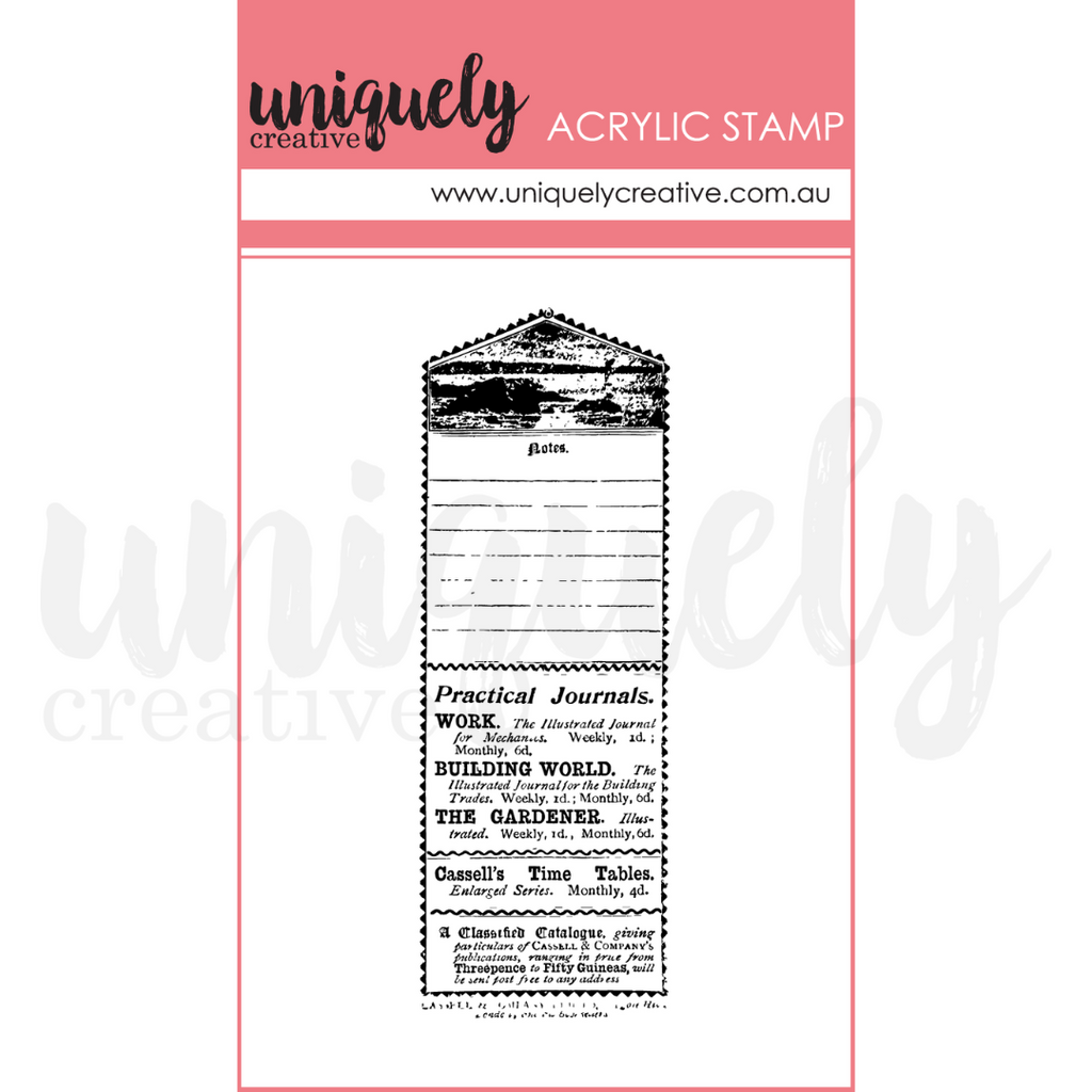 Uniquely Creative - Vintage Advert Making Mini Stamp