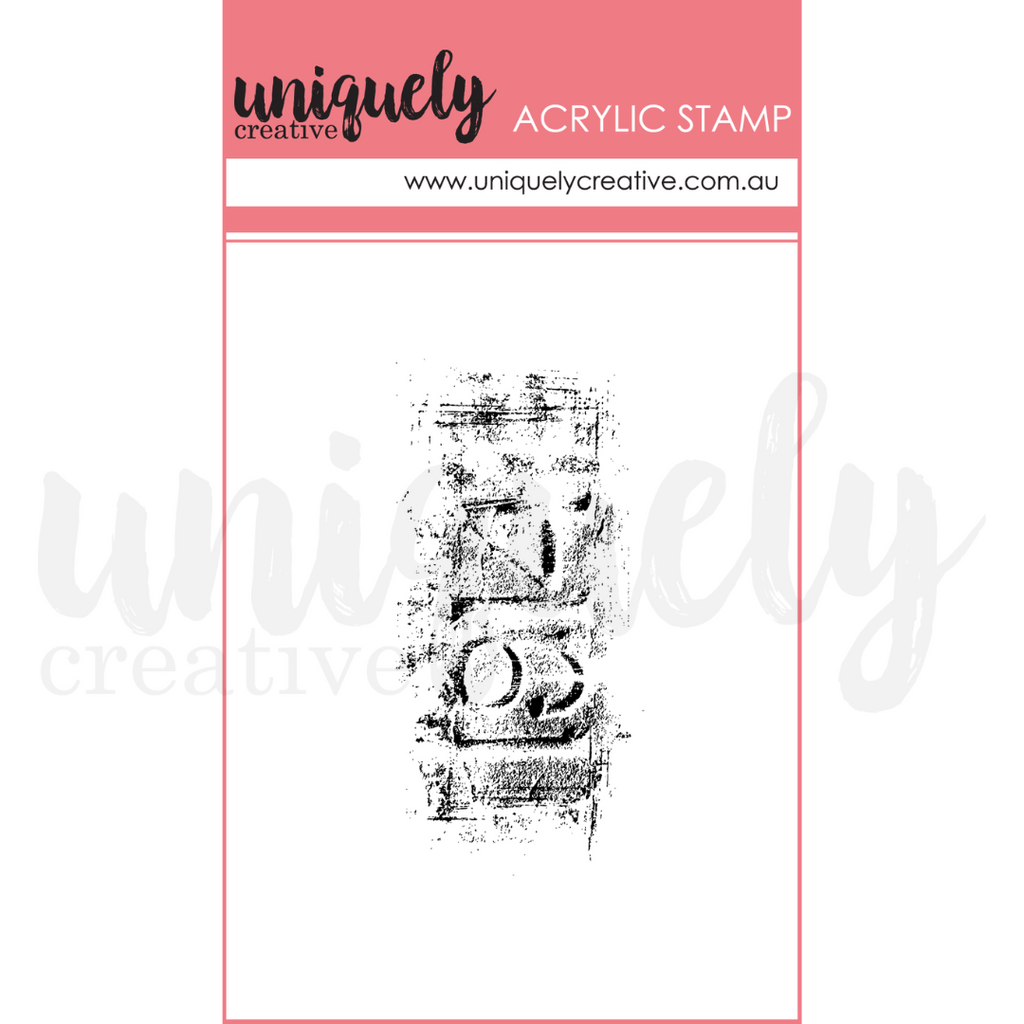 Uniquely Creative - Vintage Numbers Making Mini Stamp