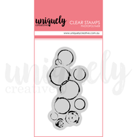 Uniquely Creative - Chaotic Round Photopolymer Stamp