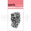 Uniquely Creative - Wings & Wildflower Photopolymer Stamp