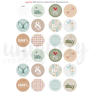 Uniquely Creative - While Away Cut-a-part Sheet