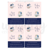 Uniquely Creative - Indigo Bloom Mini Cut-a-Part Sheet
