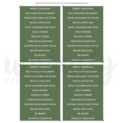 Uniquely Creative - Home for Christmas Mini Cut-a-Part Sheet
